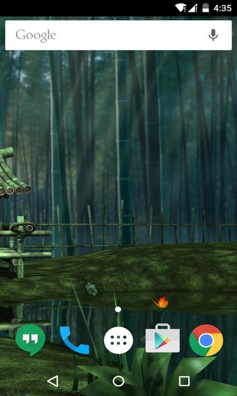 اسکرین شات 6 برنامه 3D Bamboo House Live Wallpaper
