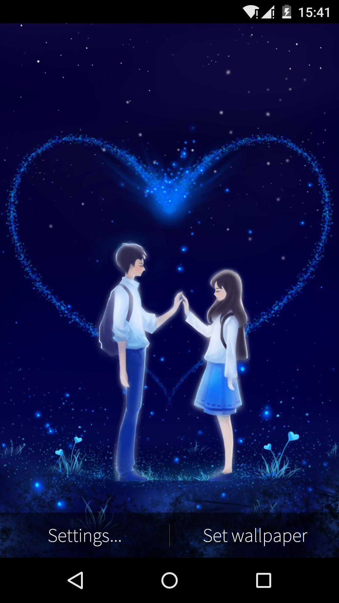 اسکرین شات 5 برنامه Love and Heart Live Wallpaper