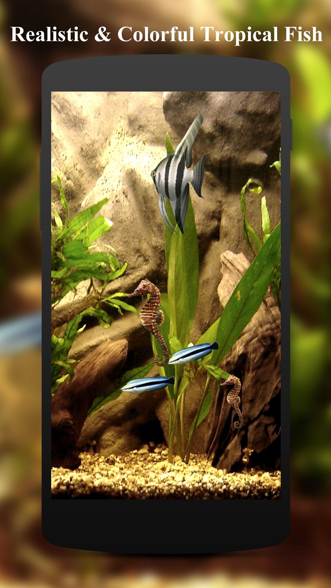 اسکرین شات 2 برنامه HD Aquarium Live Wallpaper 3D