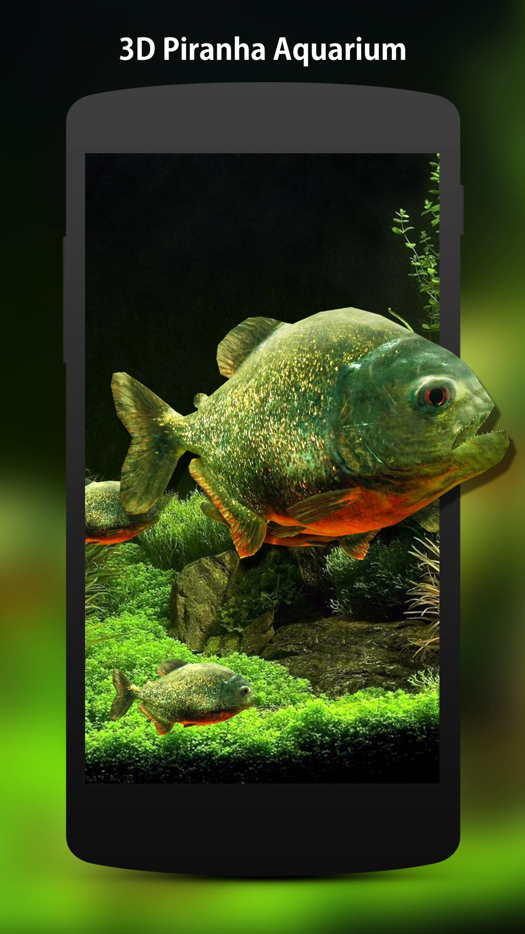 اسکرین شات 1 برنامه 3D Fish Aquarium Wallpaper HD