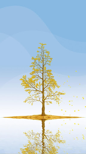 اسکرین شات 4 برنامه Ginkgo Tree Live Wallpaper