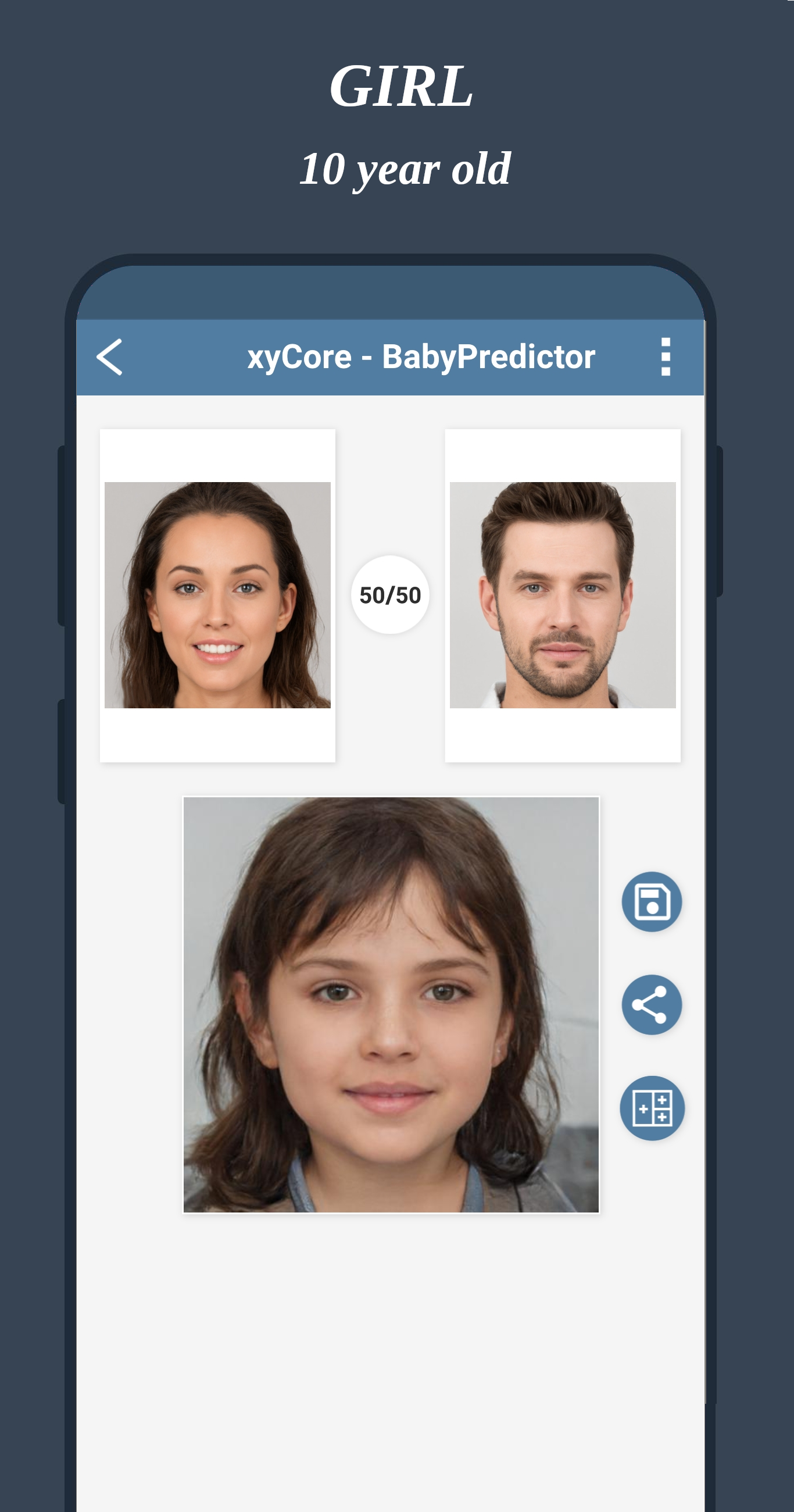 اسکرین شات 7 برنامه BabyPredictor: Baby Generator