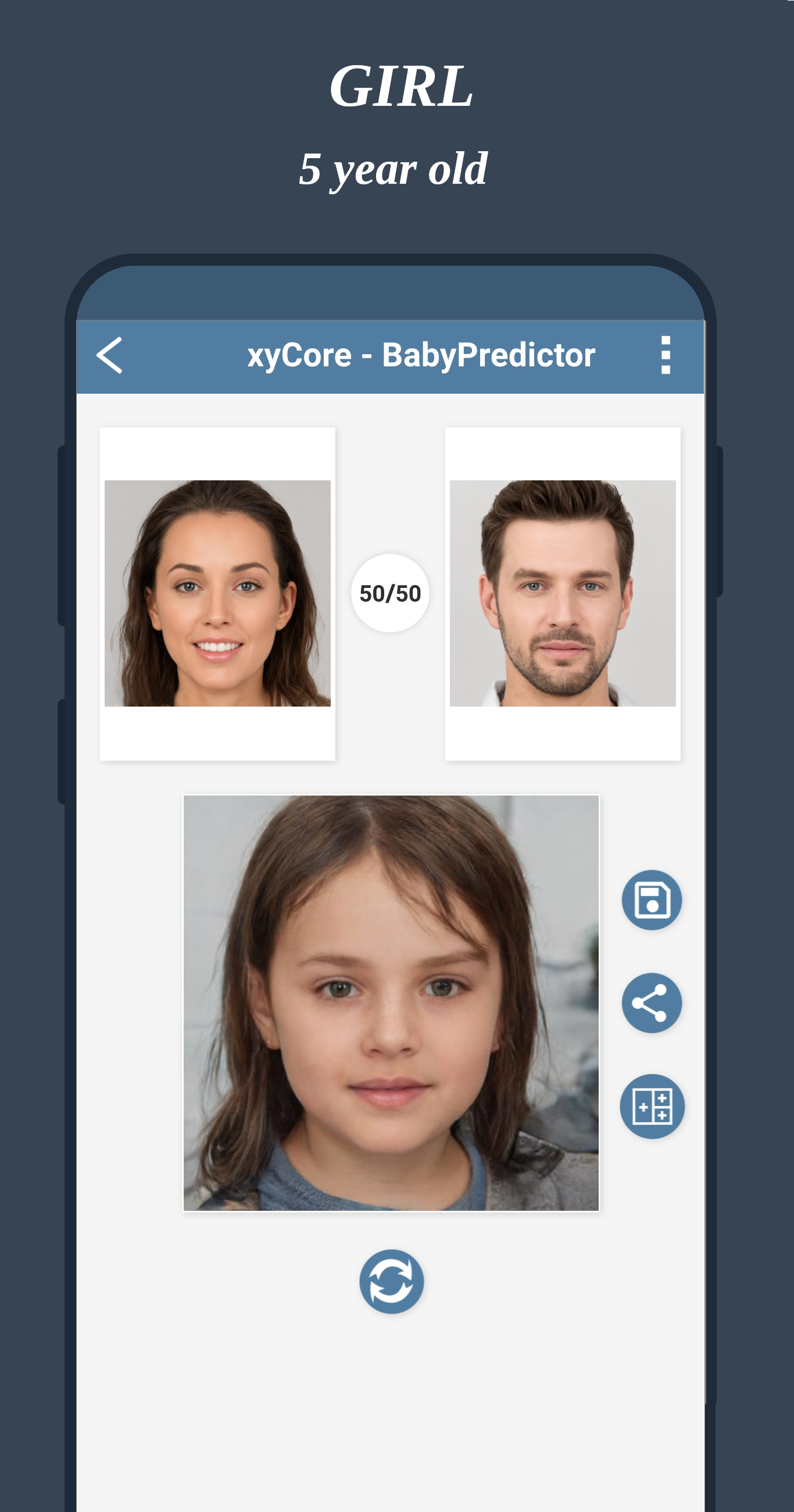 اسکرین شات 6 برنامه BabyPredictor: Baby Generator