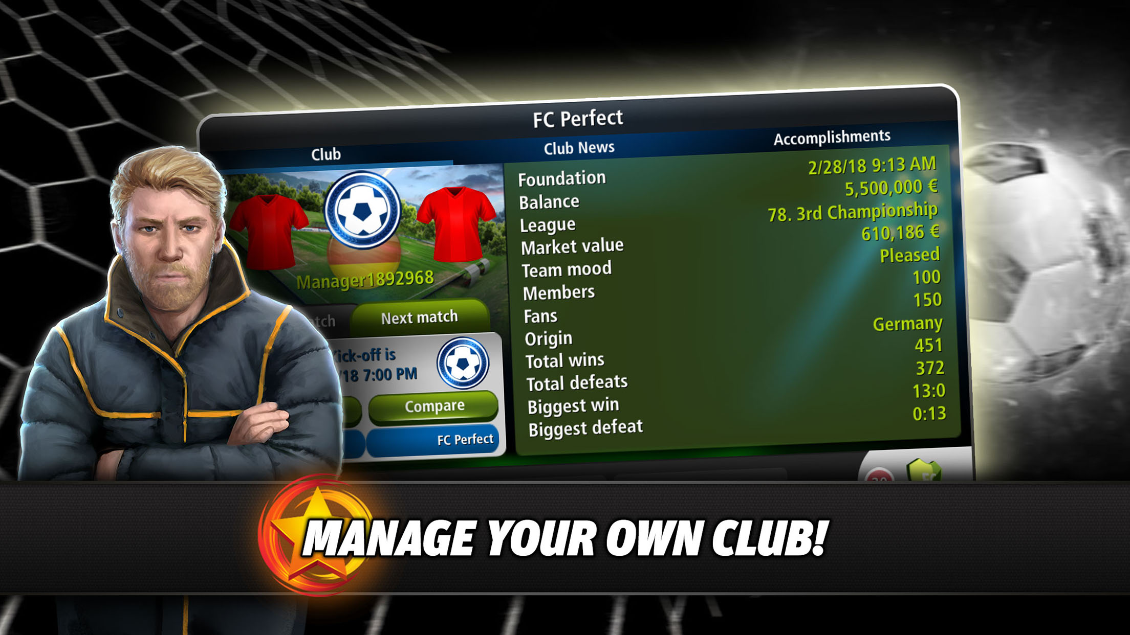 اسکرین شات 4 بازی Goal Tactics - Football MMO