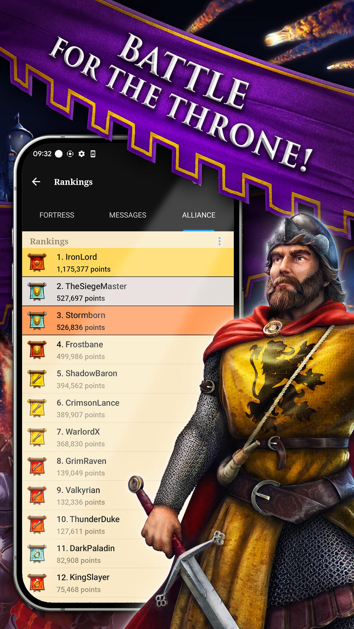 اسکرین شات 3 بازی Lords & Knights - Medieval MMO