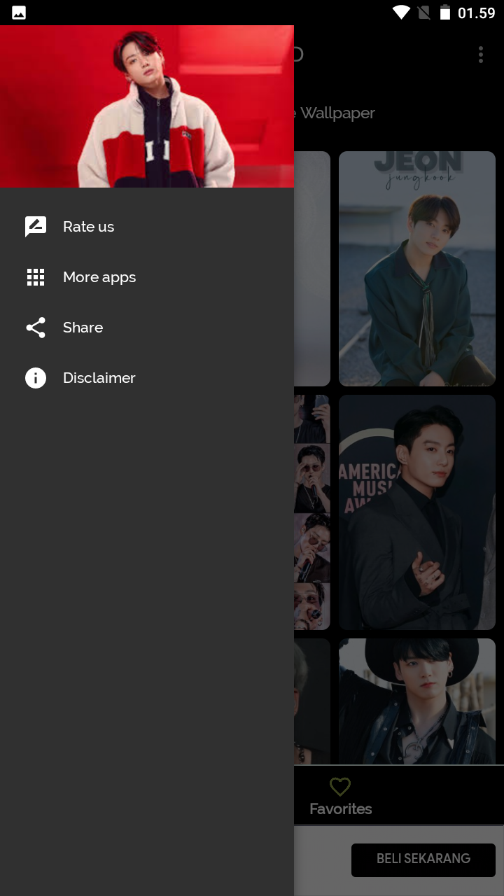 اسکرین شات 4 برنامه Jungkook wallpaper  HD
