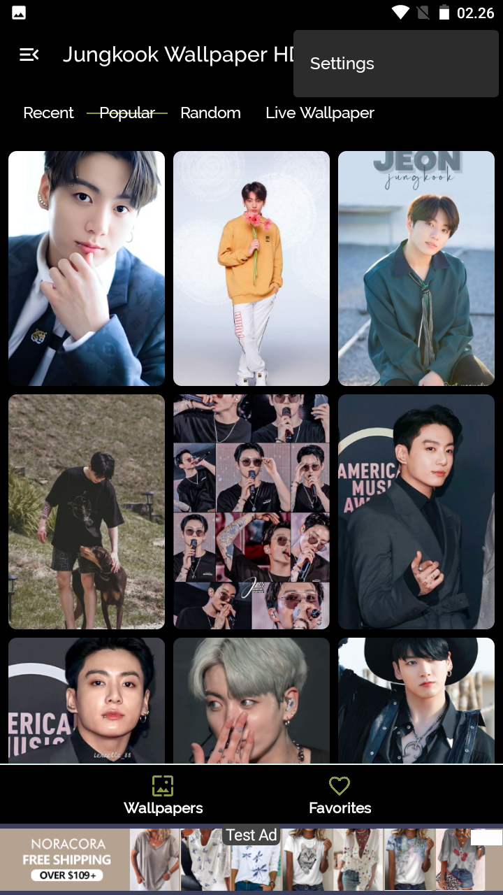 اسکرین شات 3 برنامه Jungkook wallpaper  HD