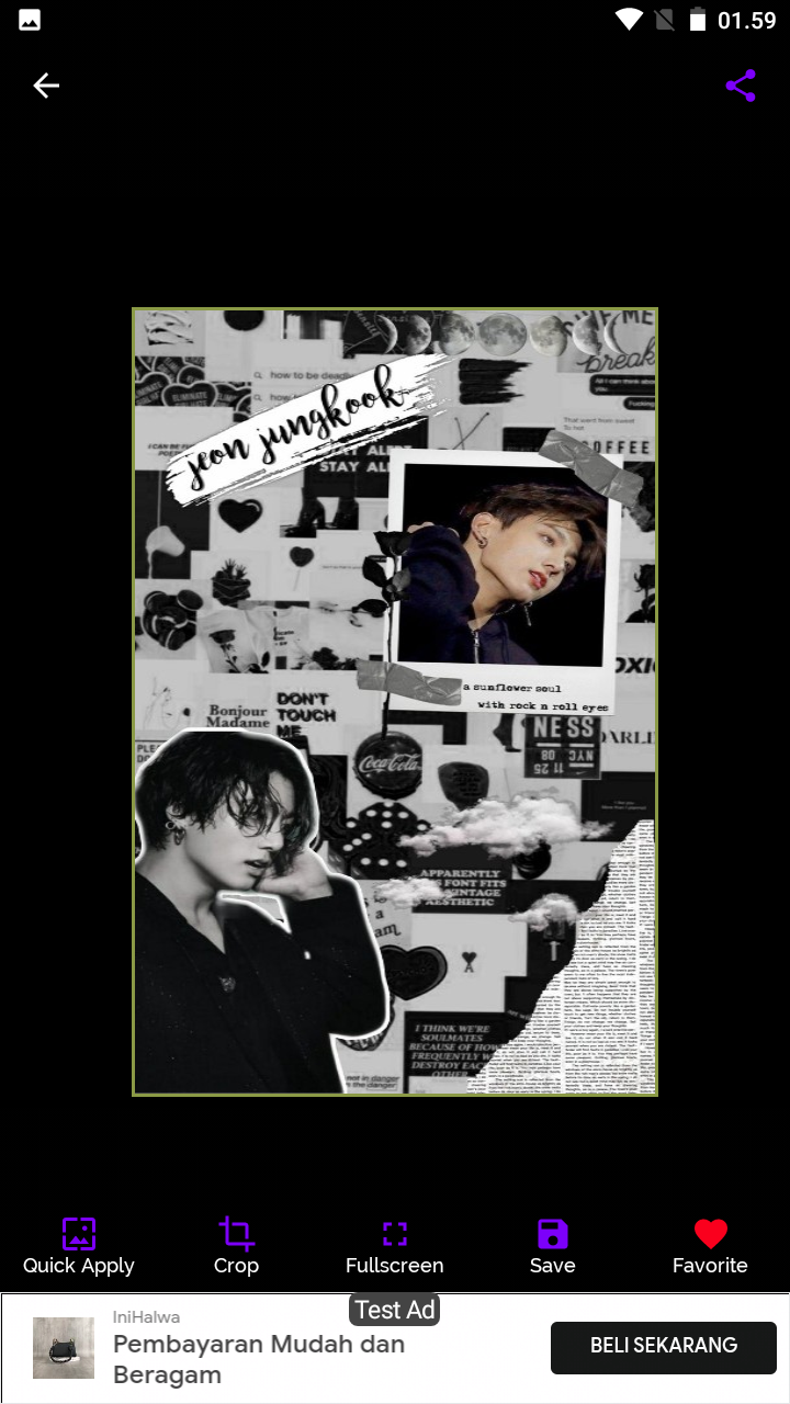 اسکرین شات 5 برنامه Jungkook wallpaper  HD