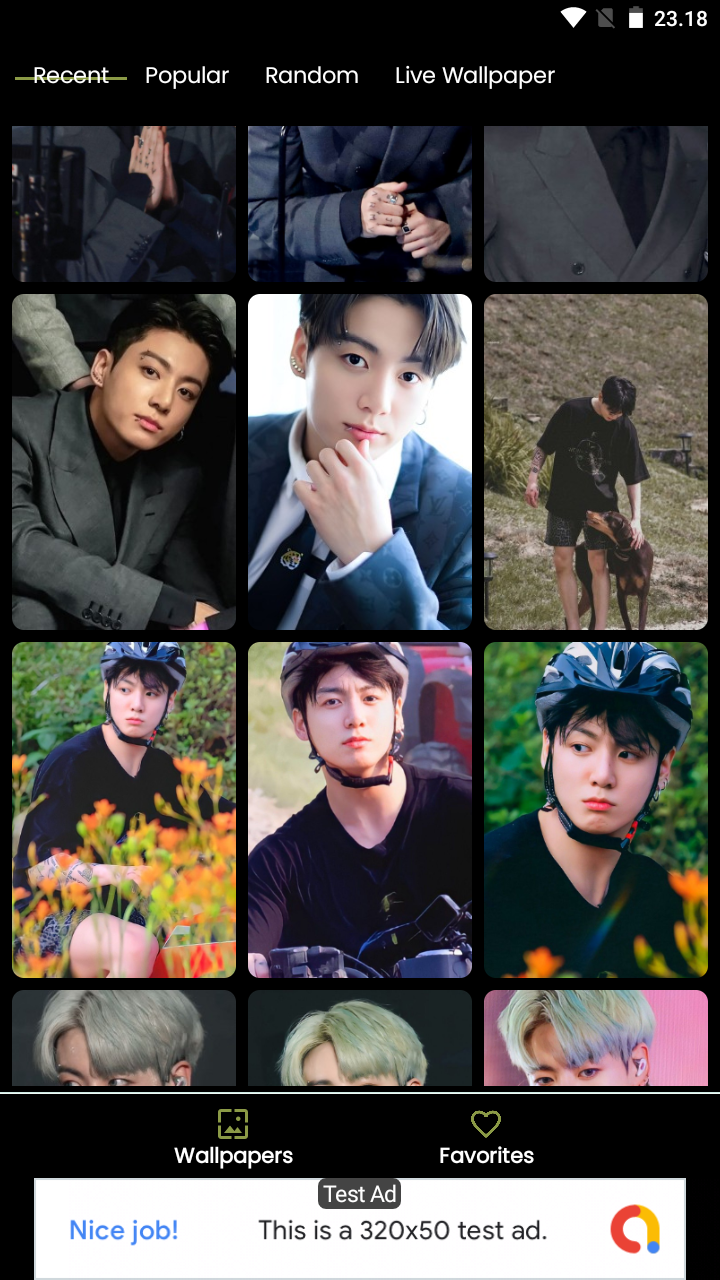 اسکرین شات 1 برنامه Jungkook wallpaper  HD