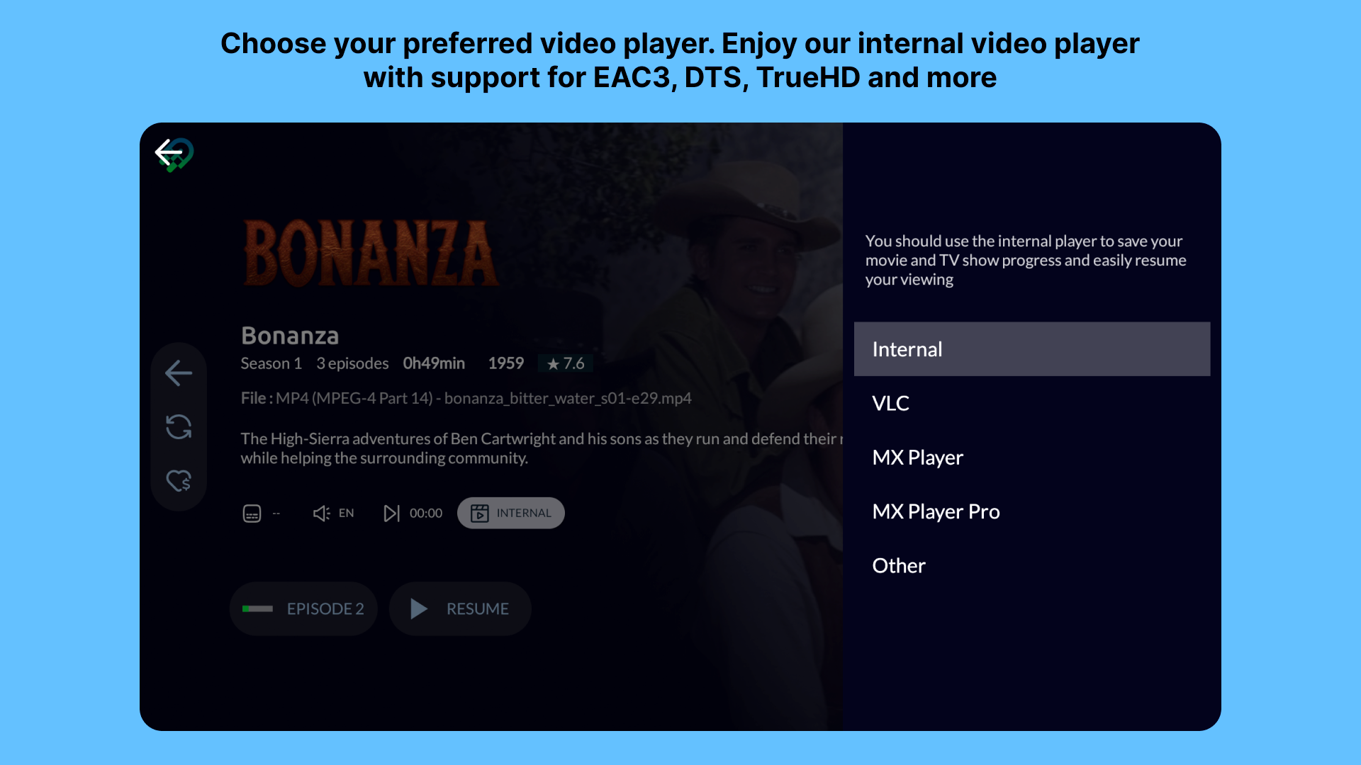 اسکرین شات 7 برنامه Unreal Debrid: Stream torrents