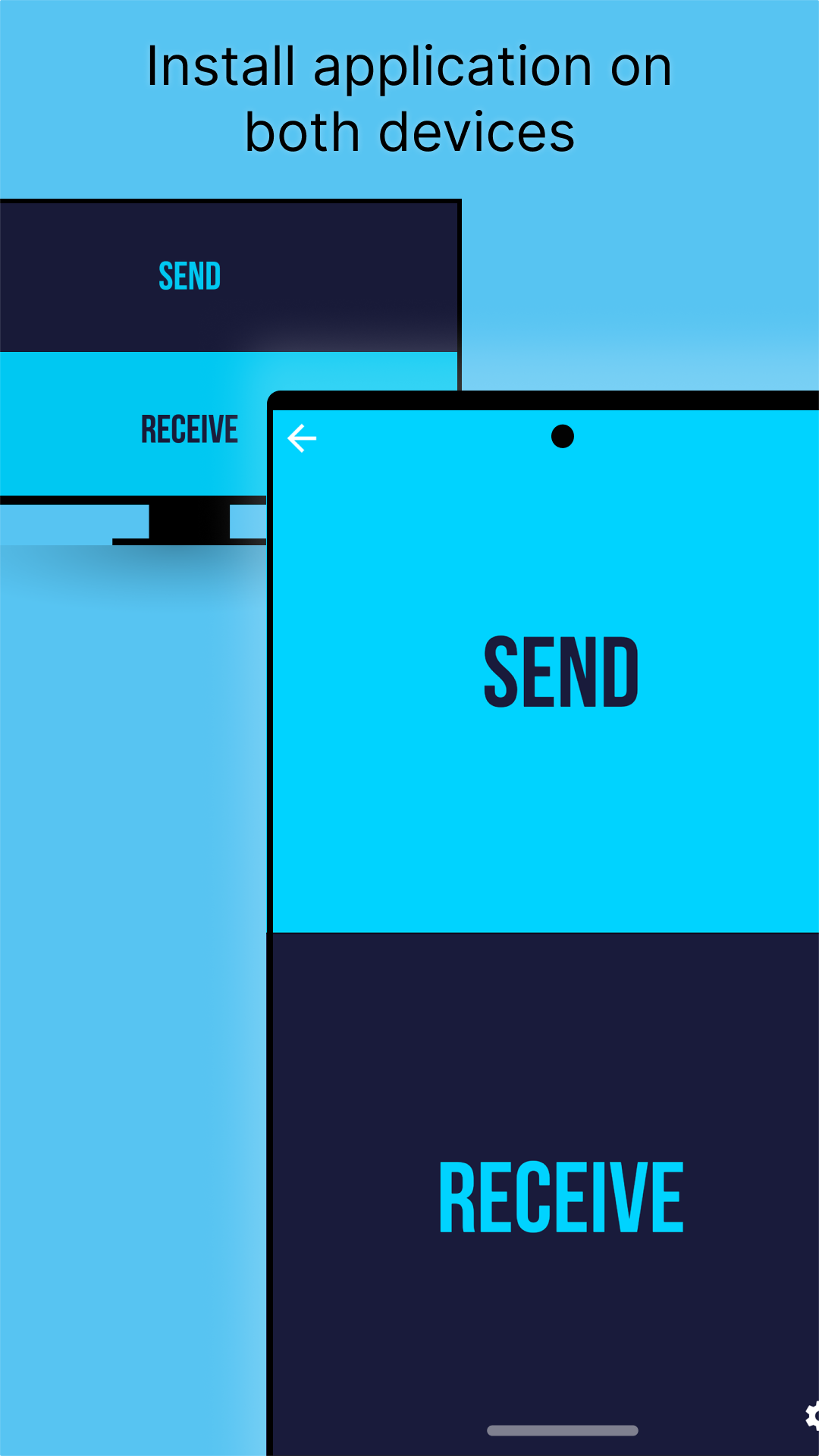 اسکرین شات 1 برنامه Send files to TV