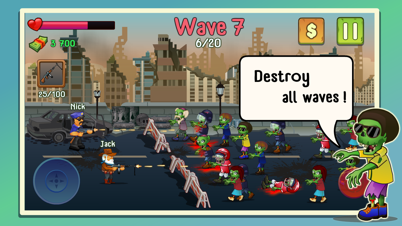 اسکرین شات 4 بازی Two guys & Zombies: Online