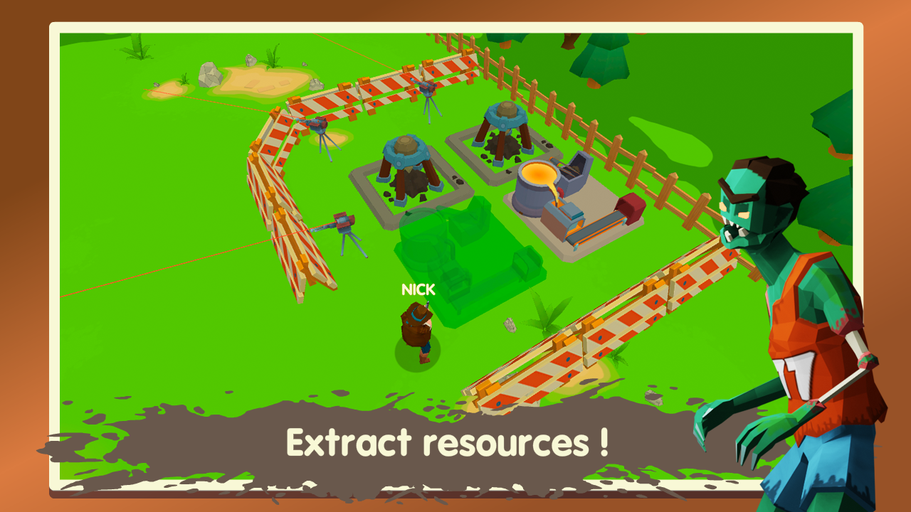 اسکرین شات 3 بازی Two Guys & Zombies 3D: Online