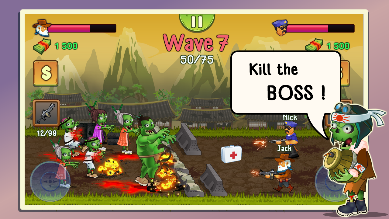 اسکرین شات 4 بازی Two guys & Zombies: Hotseat