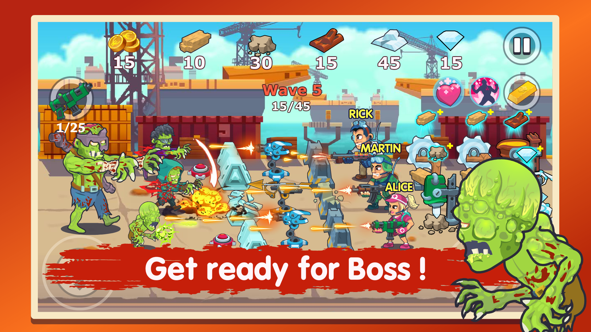 اسکرین شات 3 بازی Zomborio: Online game