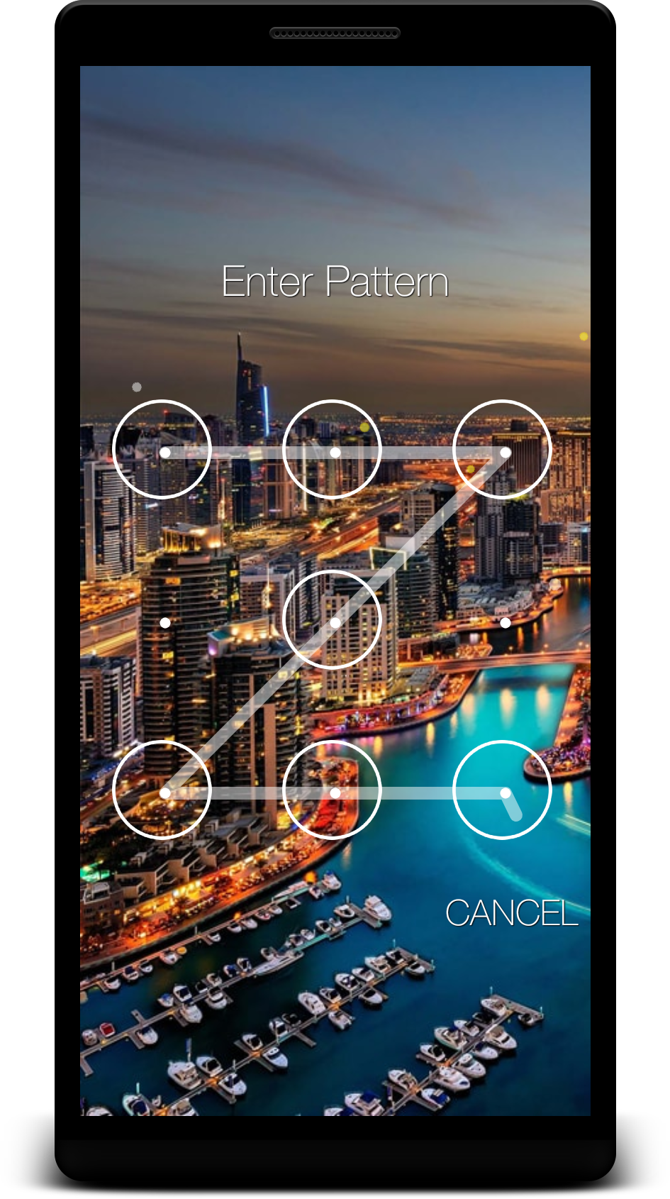 اسکرین شات 2 برنامه Keypad Lock Screen