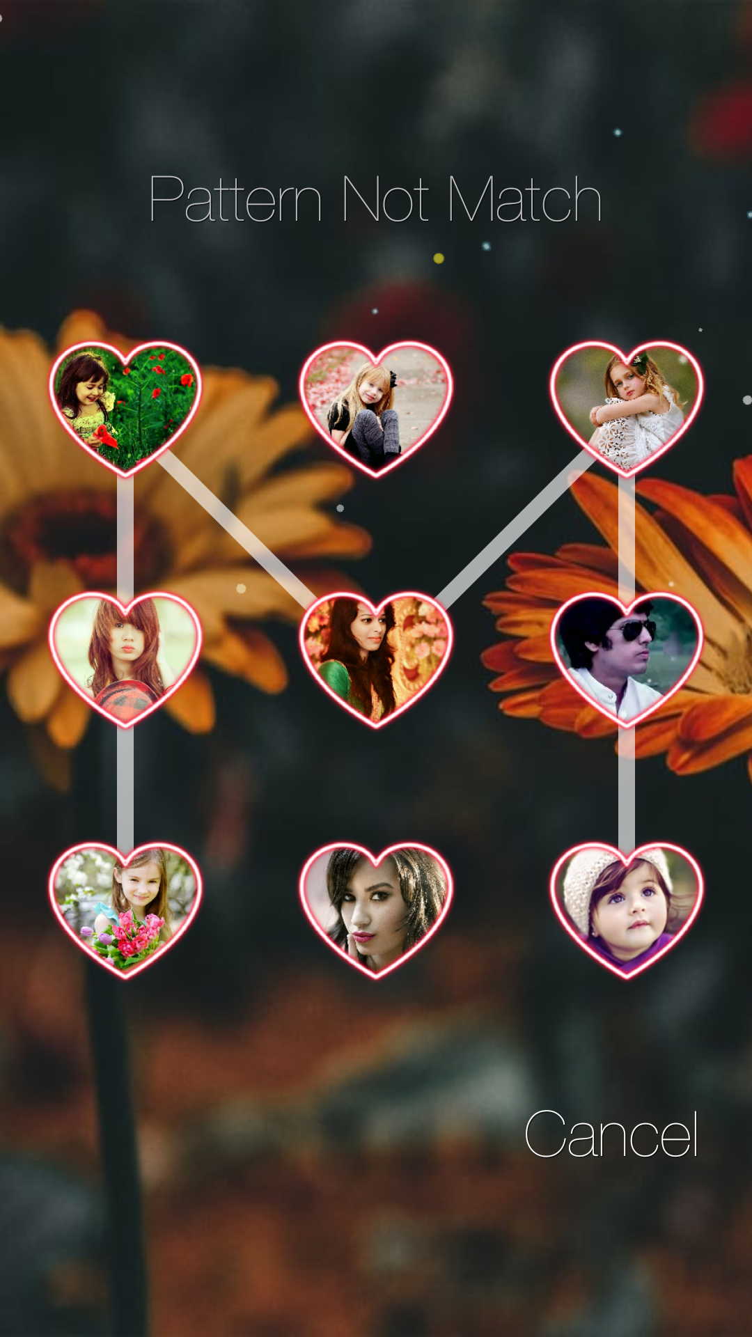 اسکرین شات 1 برنامه Photo Pattern Lock Screen