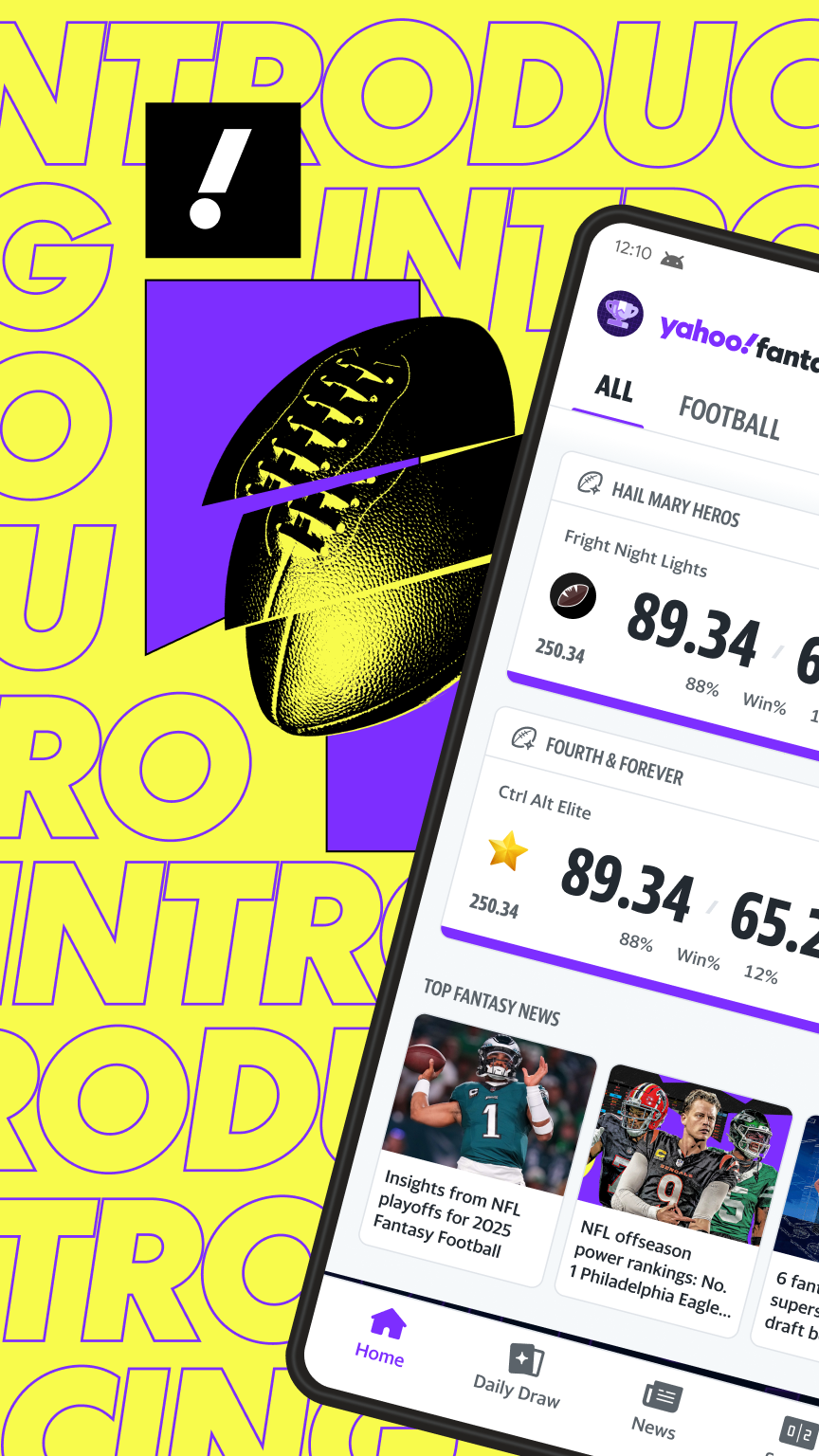 اسکرین شات 1 برنامه Yahoo Fantasy Football, Sports