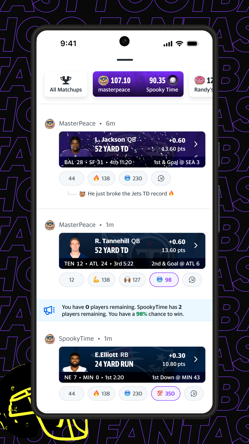 اسکرین شات 6 برنامه Yahoo Fantasy Football, Sports