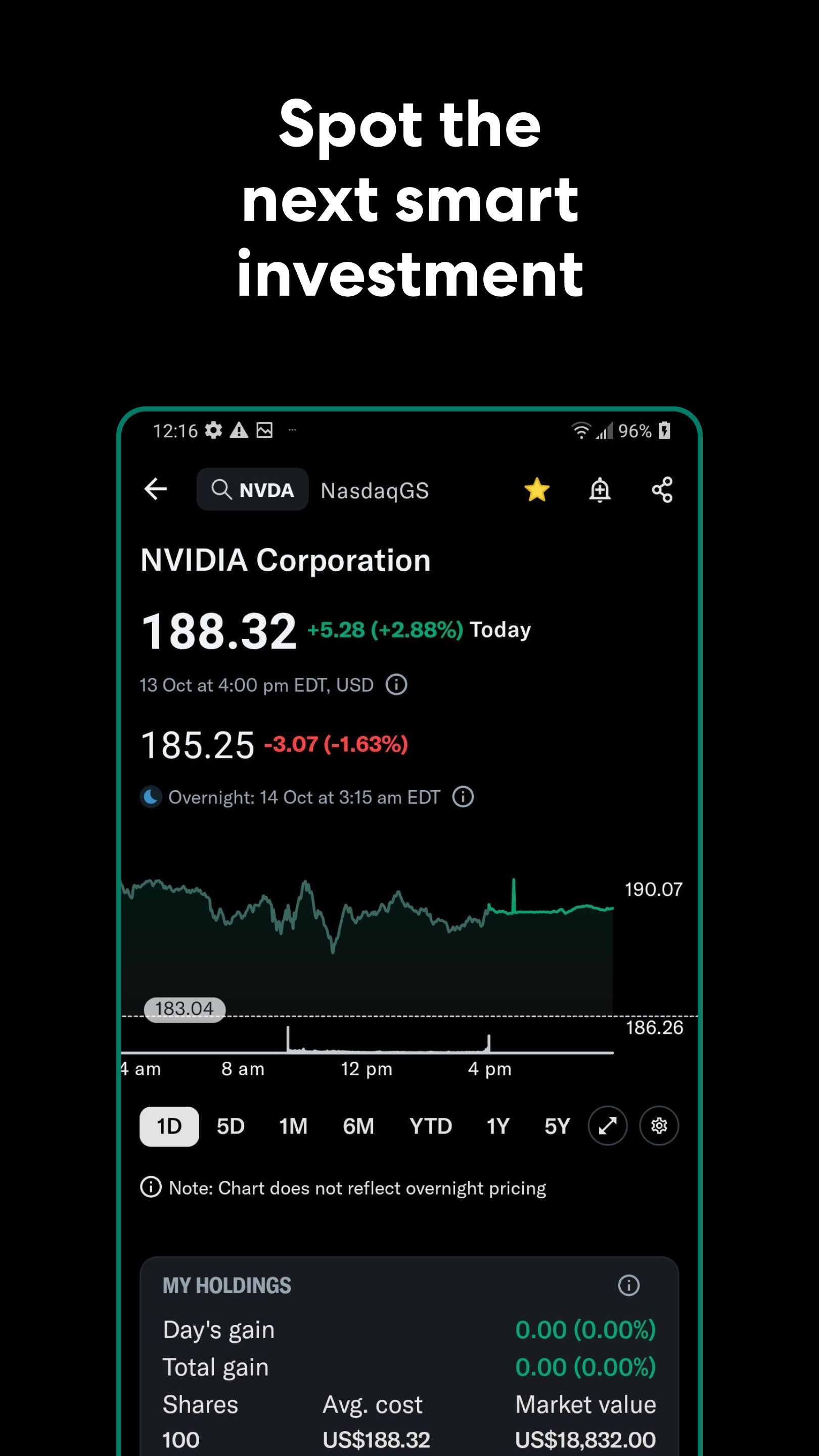 اسکرین شات 3 برنامه Yahoo Finance - Stock Market