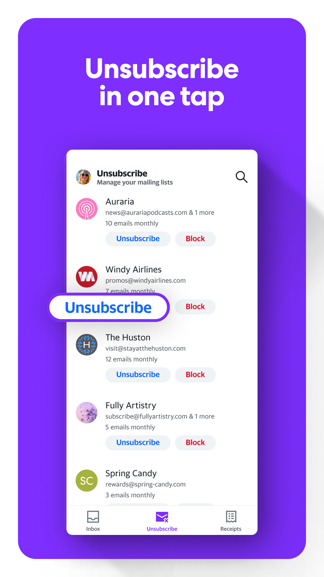 اسکرین شات 7 برنامه yahoo mail