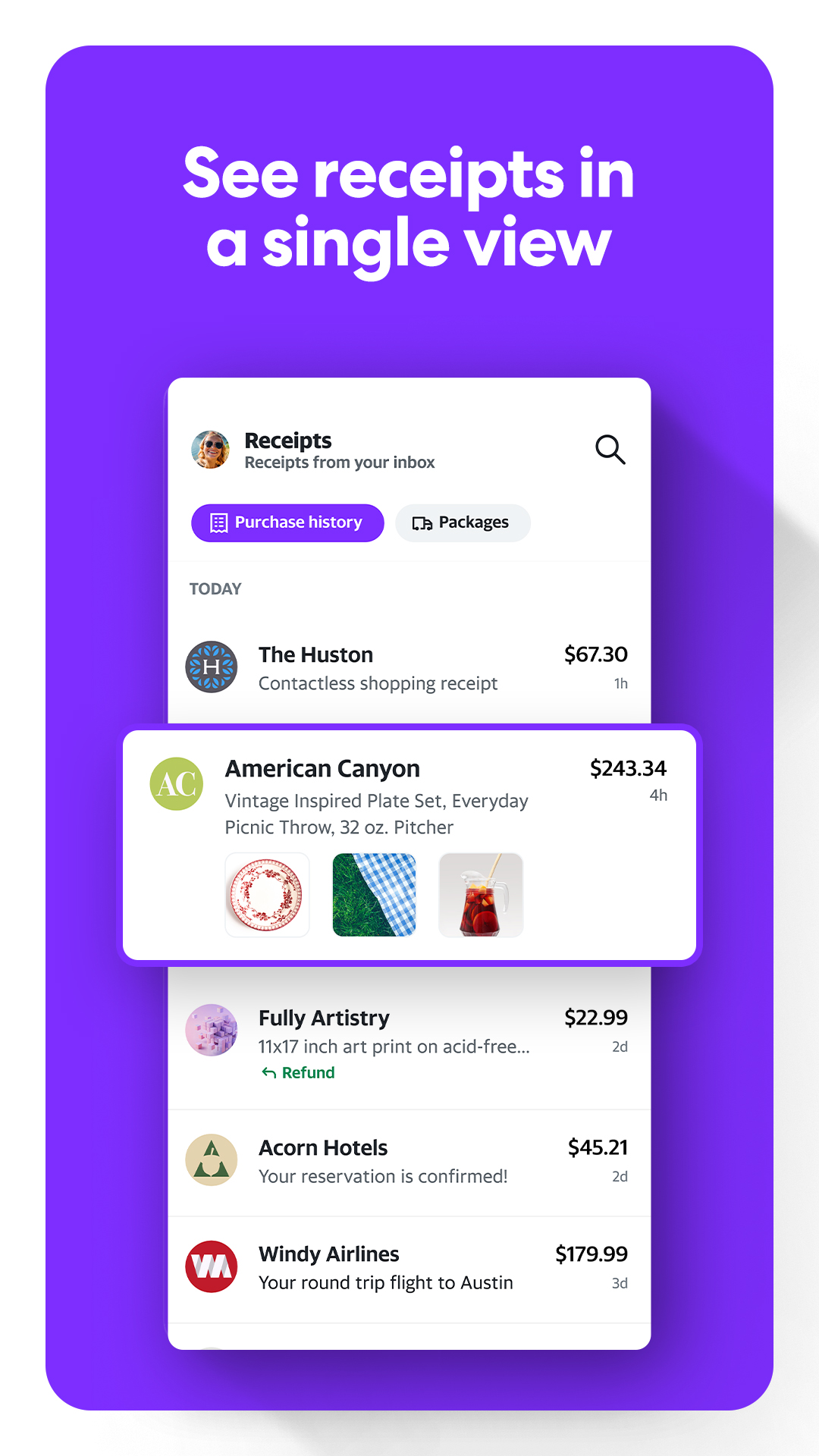 اسکرین شات 3 برنامه yahoo mail