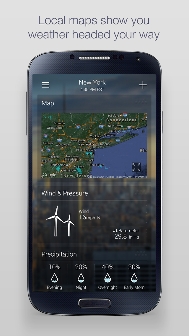 اسکرین شات 4 برنامه Yahoo Weather