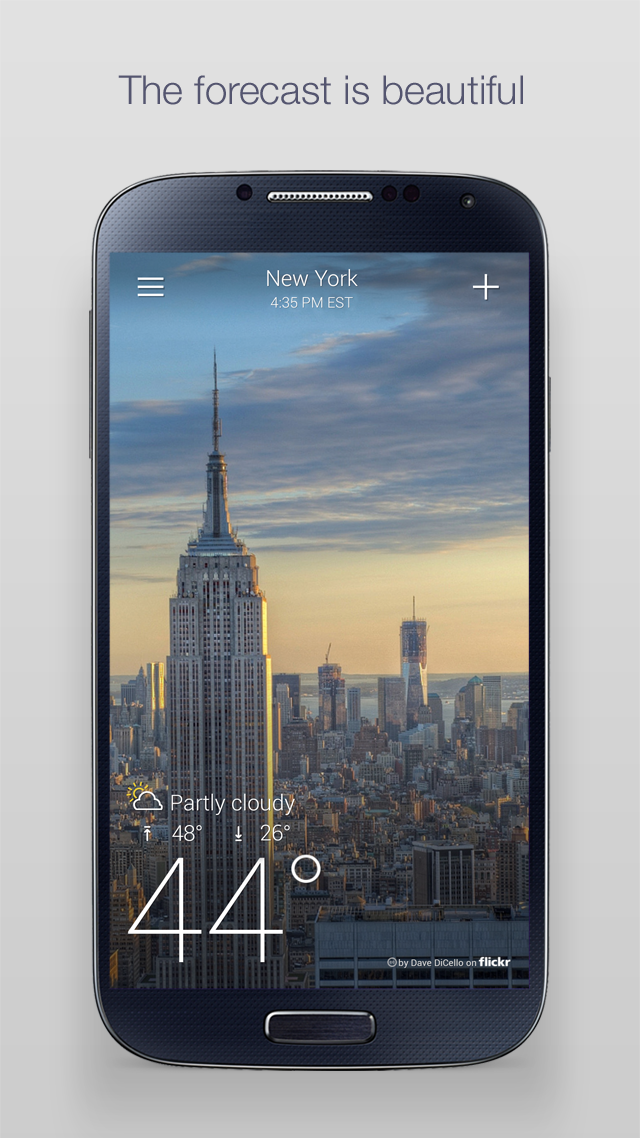 اسکرین شات 1 برنامه Yahoo Weather
