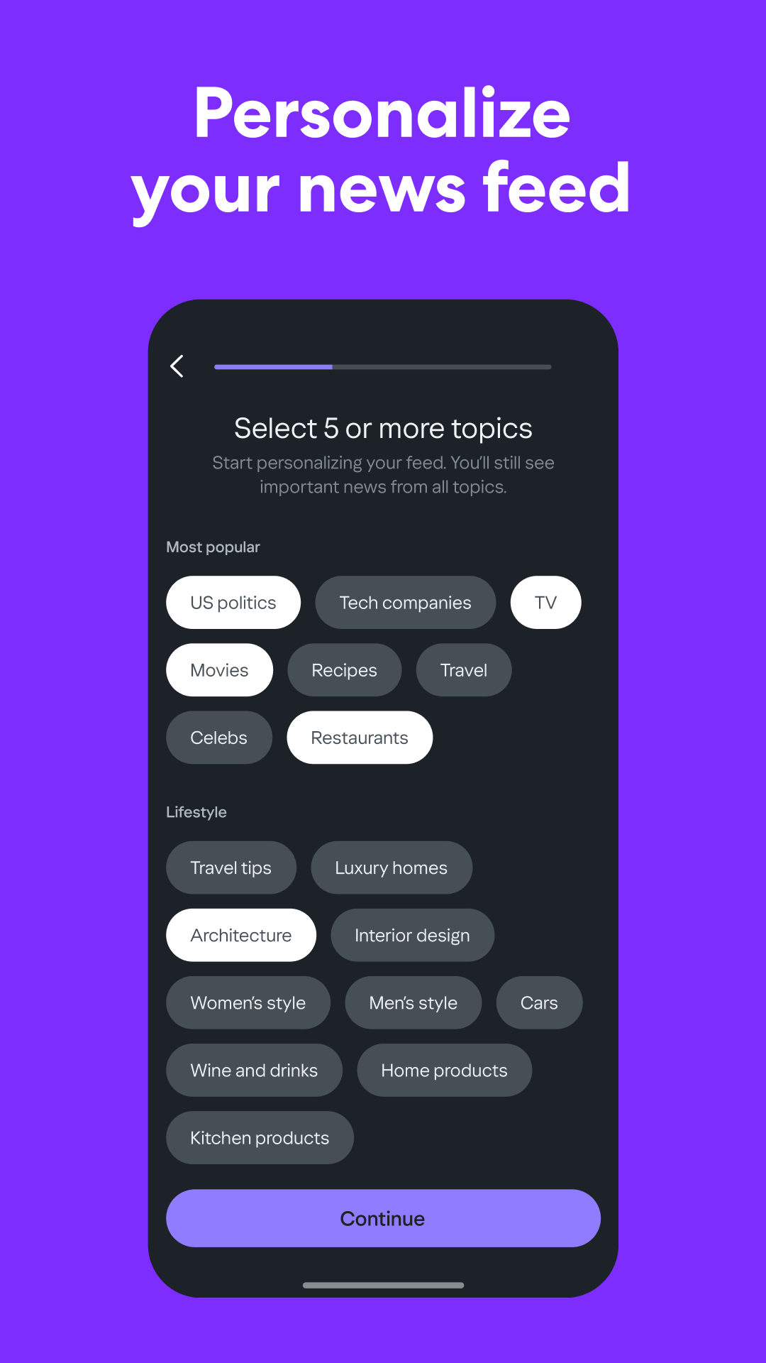 اسکرین شات 4 برنامه Yahoo News: Daily News For You