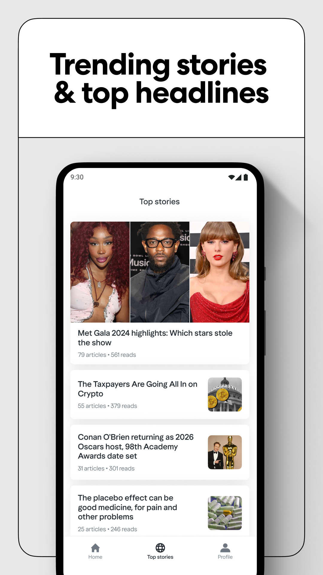 اسکرین شات 4 برنامه Yahoo News: Daily News For You