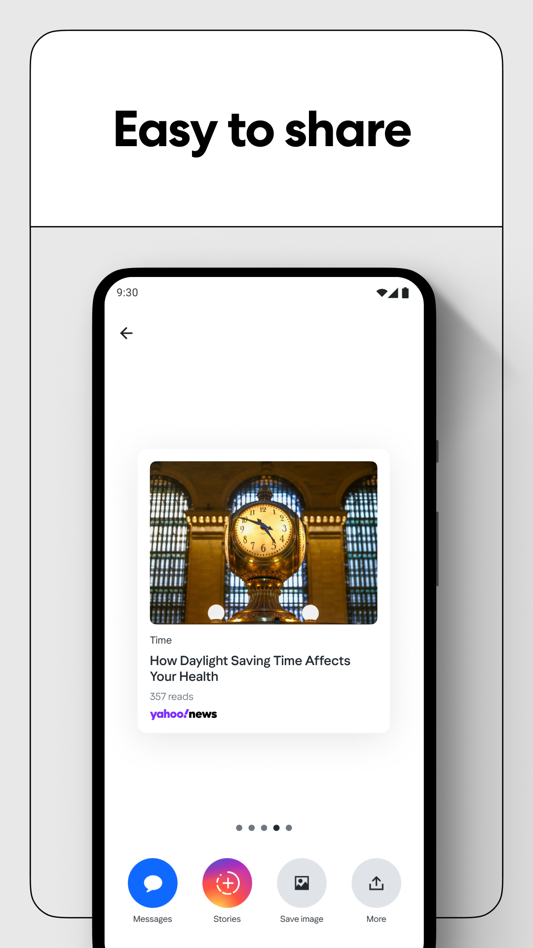 اسکرین شات 6 برنامه Yahoo News: Daily News For You