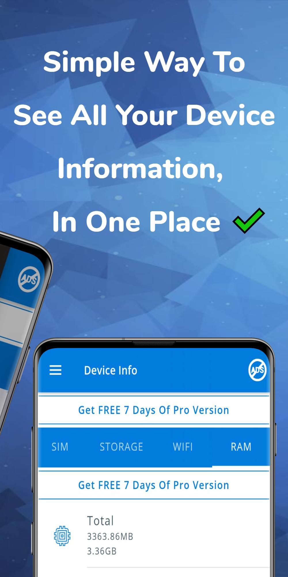 اسکرین شات 2 برنامه Device Information
