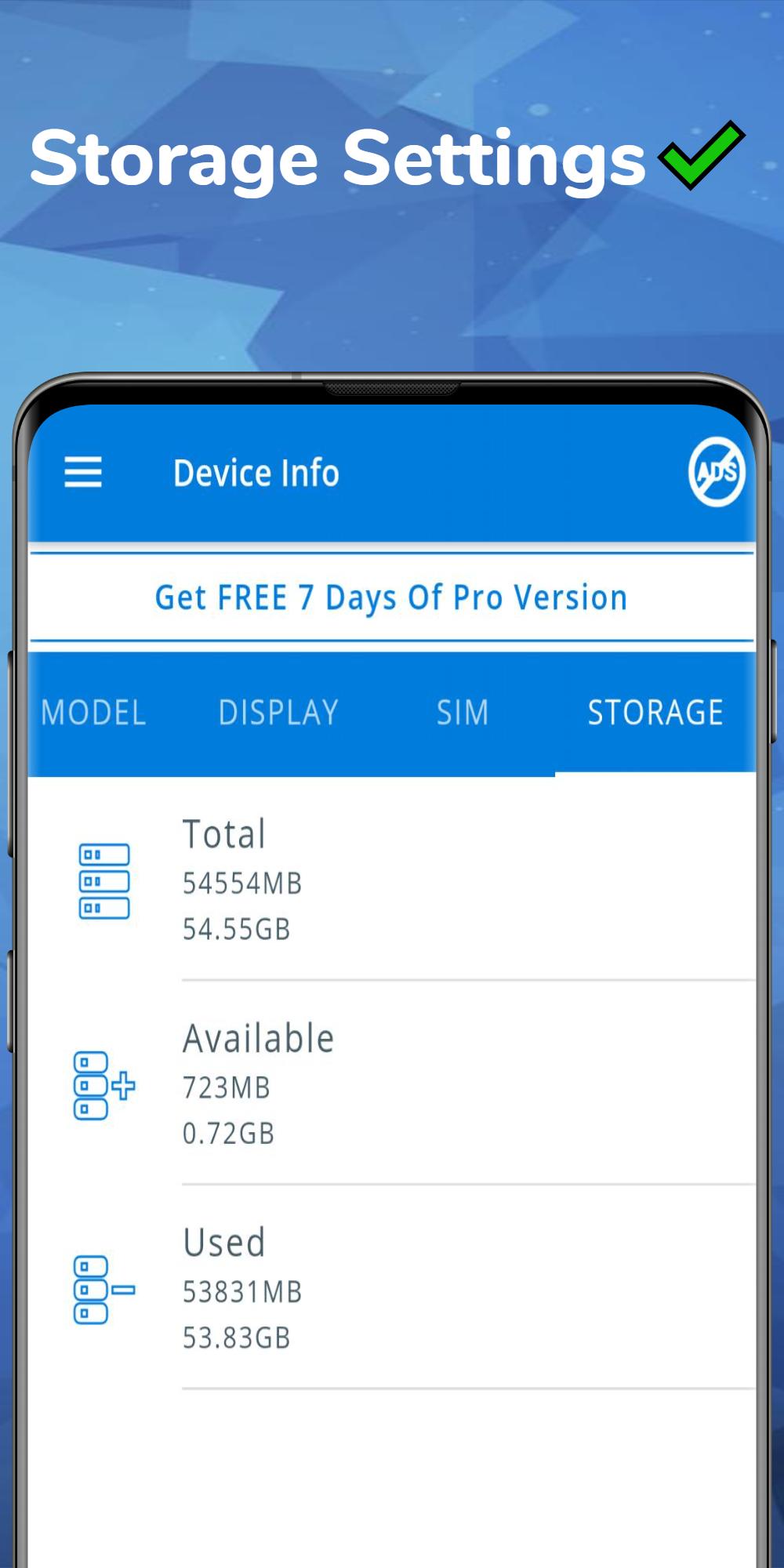 اسکرین شات 5 برنامه Device Information