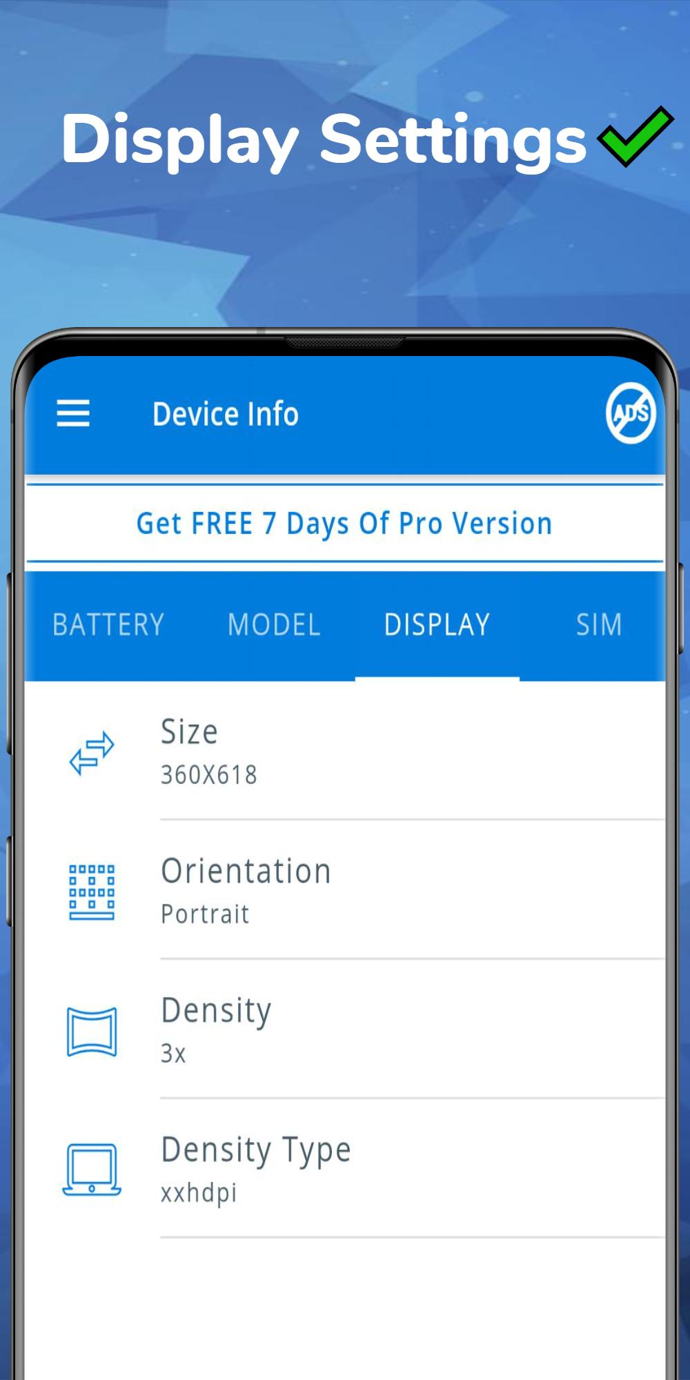 اسکرین شات 6 برنامه Device Information