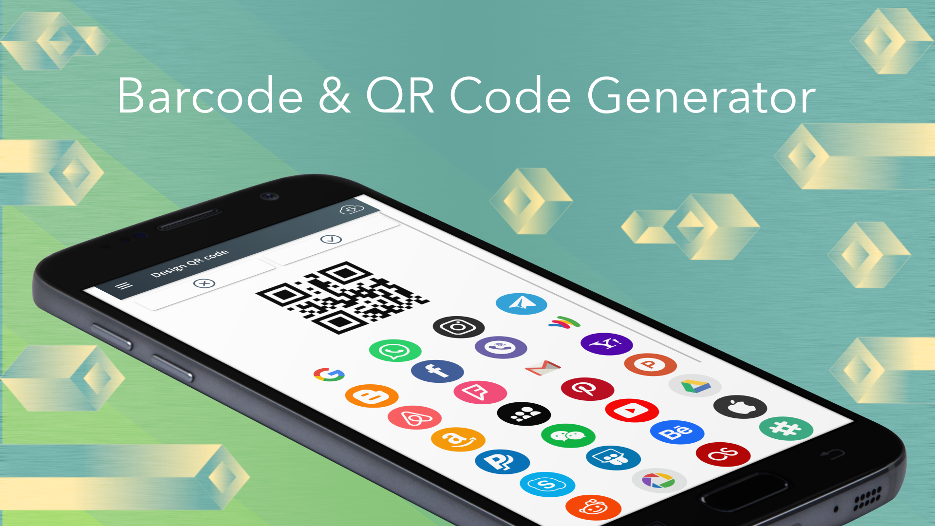 اسکرین شات 1 برنامه Barcode And QR Code Generator