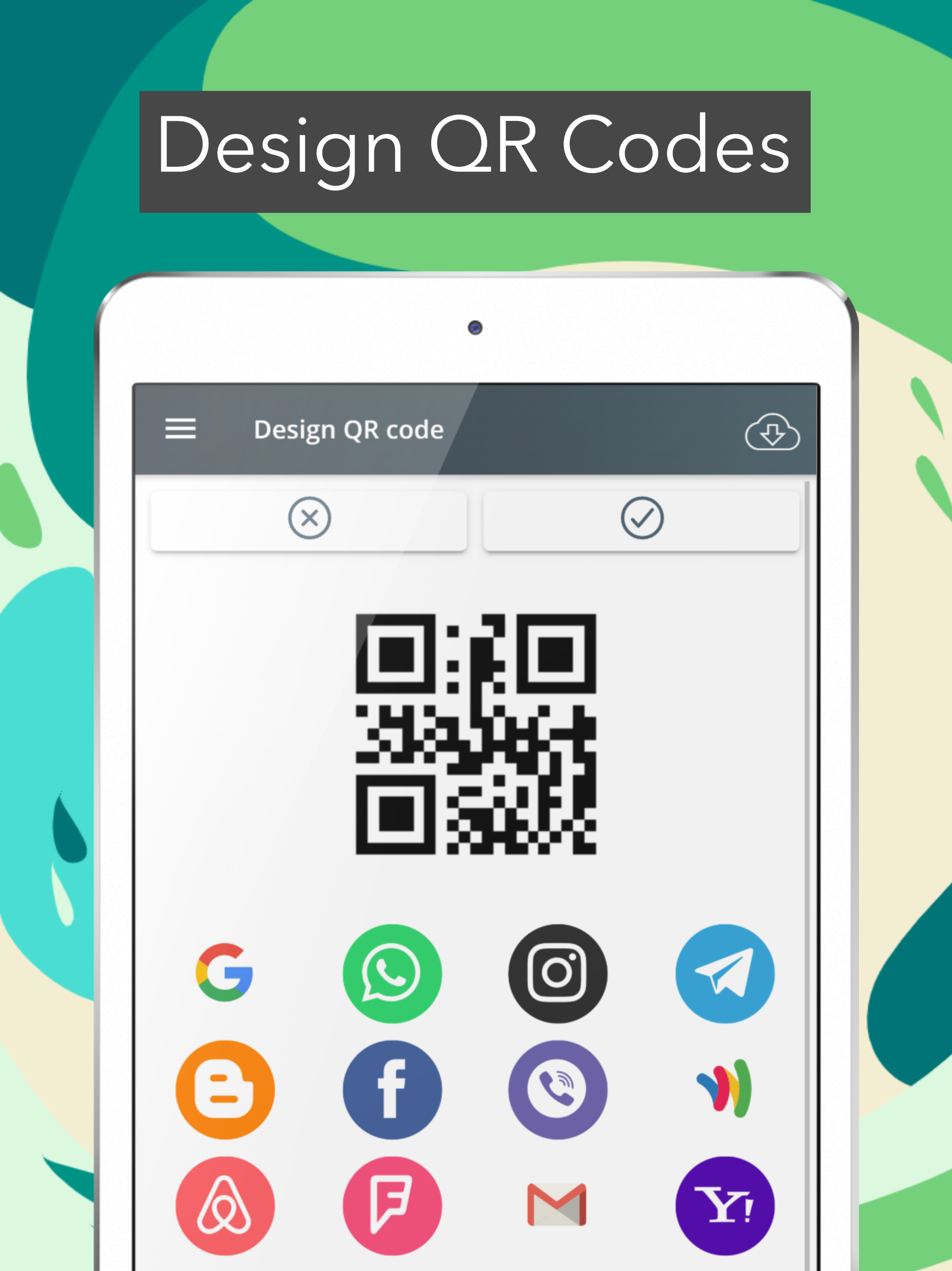 اسکرین شات 4 برنامه Barcode And QR Code Generator