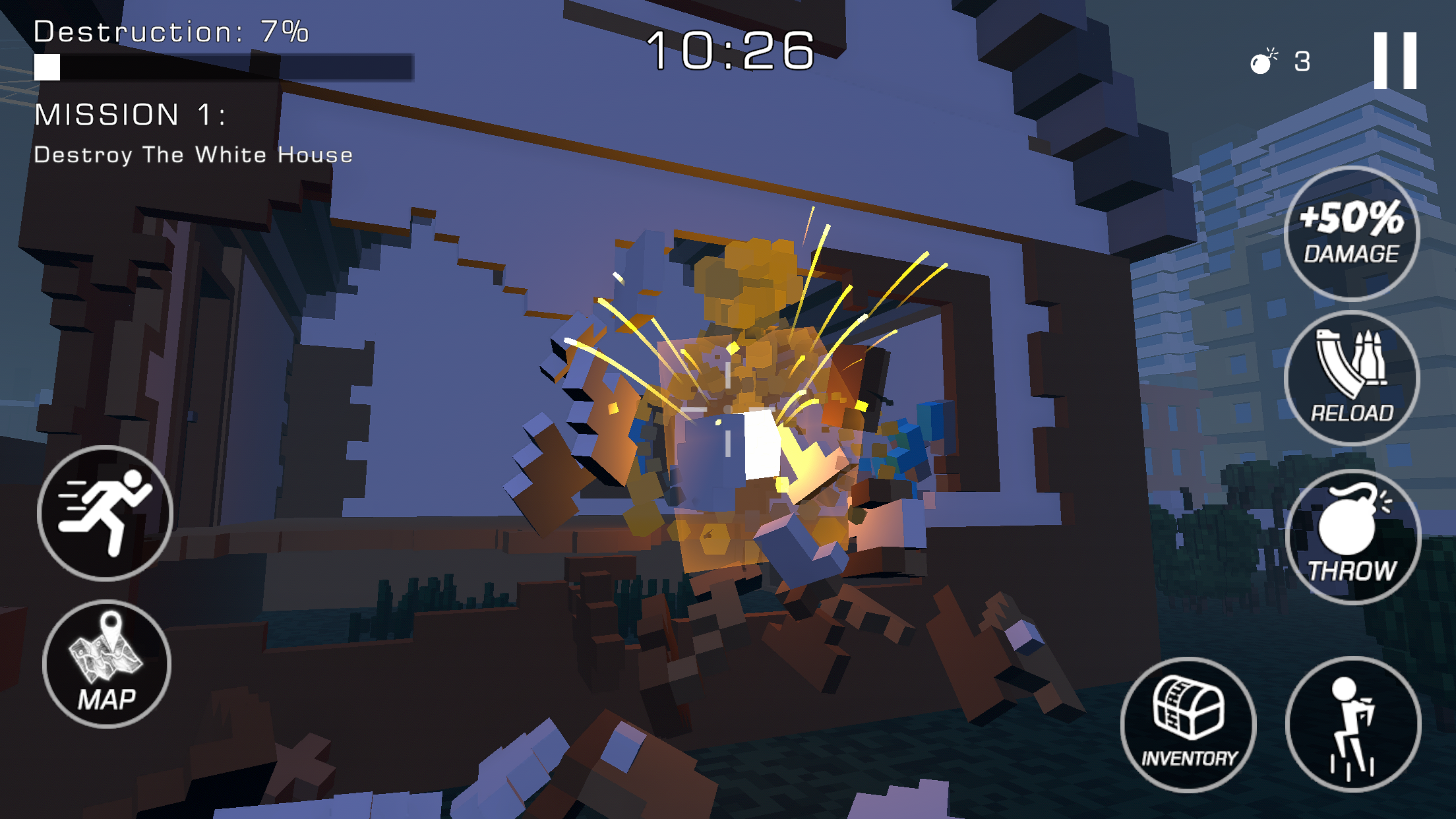 اسکرین شات 1 بازی Pixel Destruction Simulator 3D