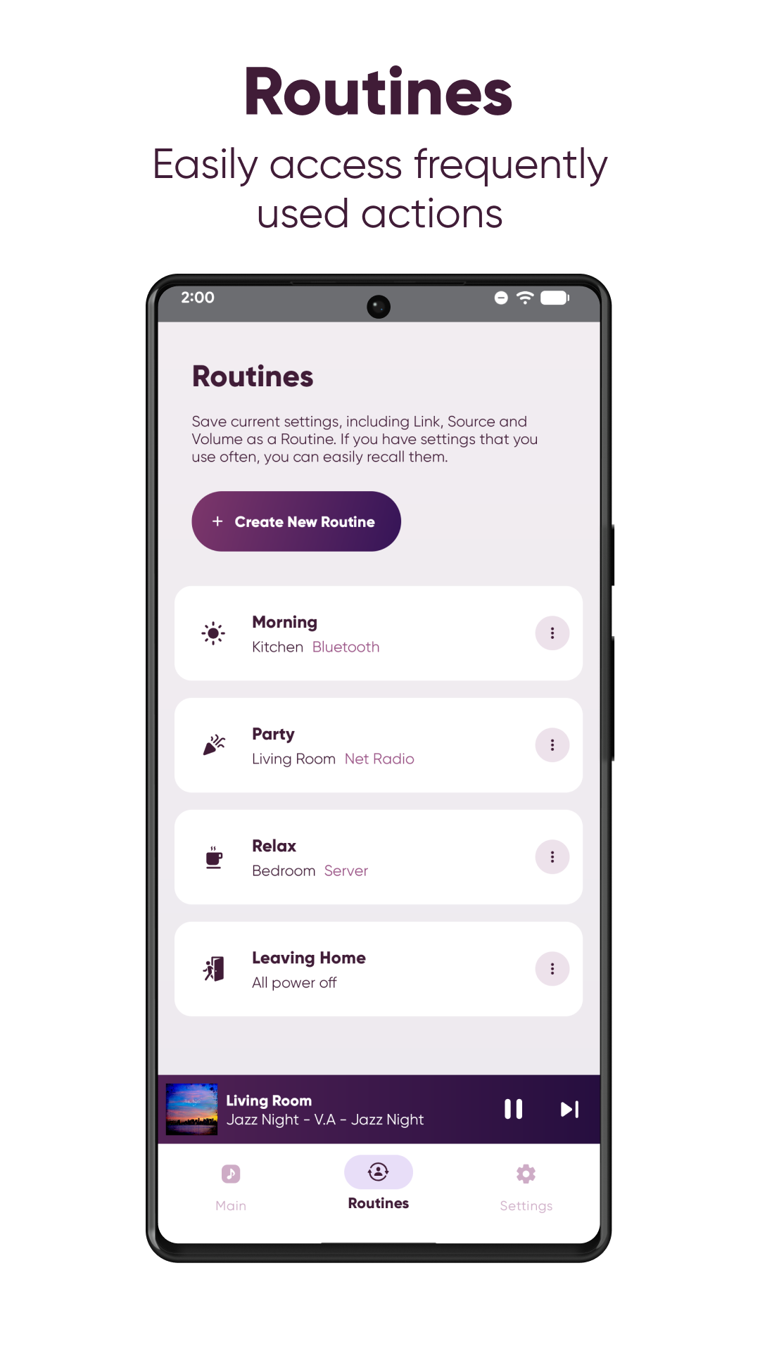 اسکرین شات 4 برنامه MusicCast Controller