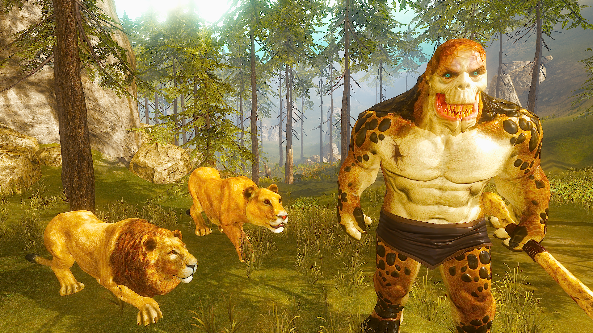 اسکرین شات 1 بازی Savage Ogre Simulator