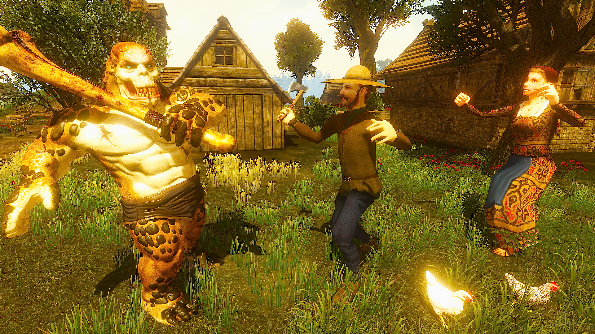اسکرین شات 4 بازی Savage Ogre Simulator