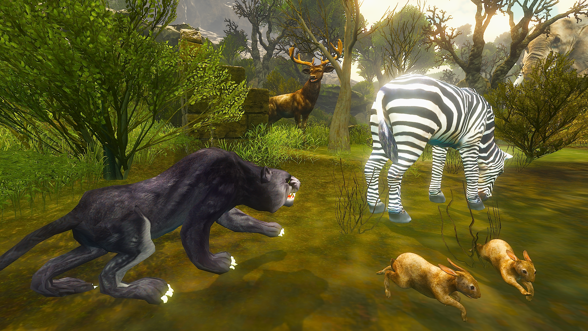 اسکرین شات 1 بازی Sabertooth Tiger Simulator