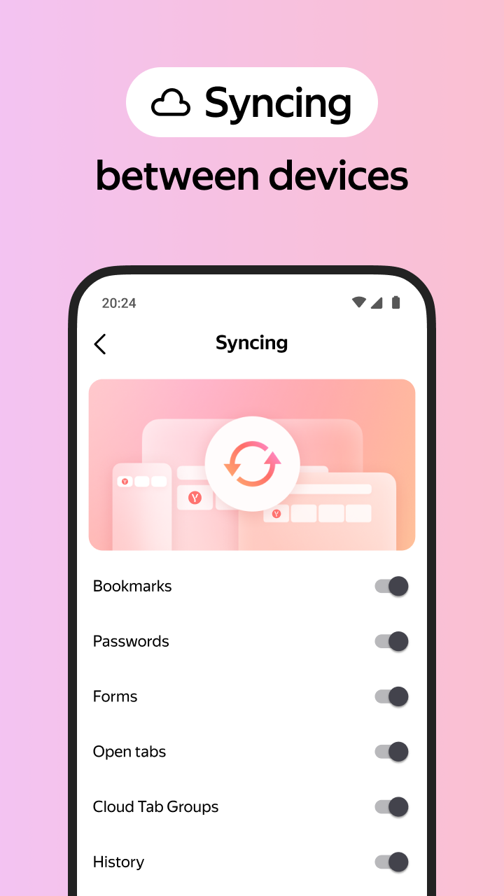 اسکرین شات 4 برنامه Yandex Browser with Protect