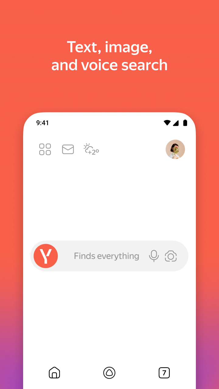 اسکرین شات 1 برنامه Yandex Search