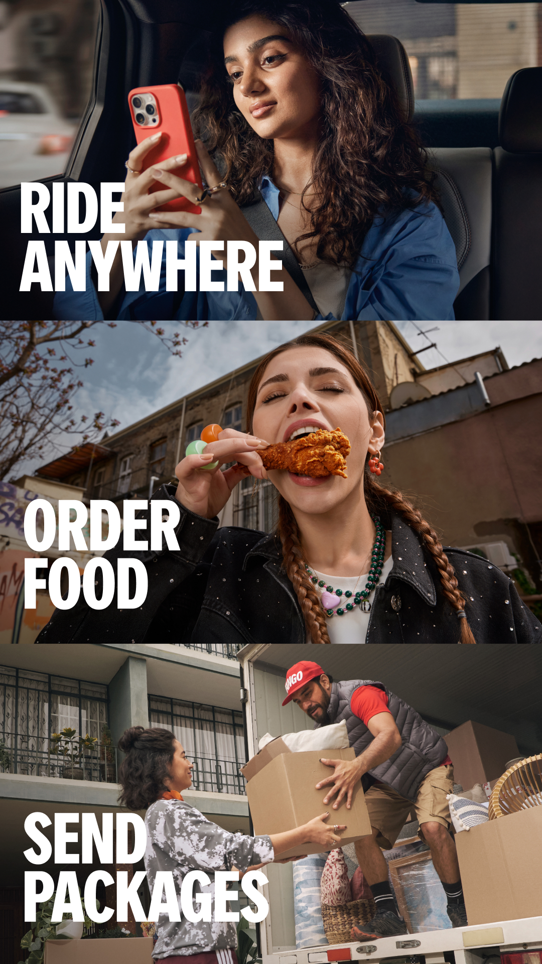 اسکرین شات 1 برنامه Yango: taxi, food, delivery