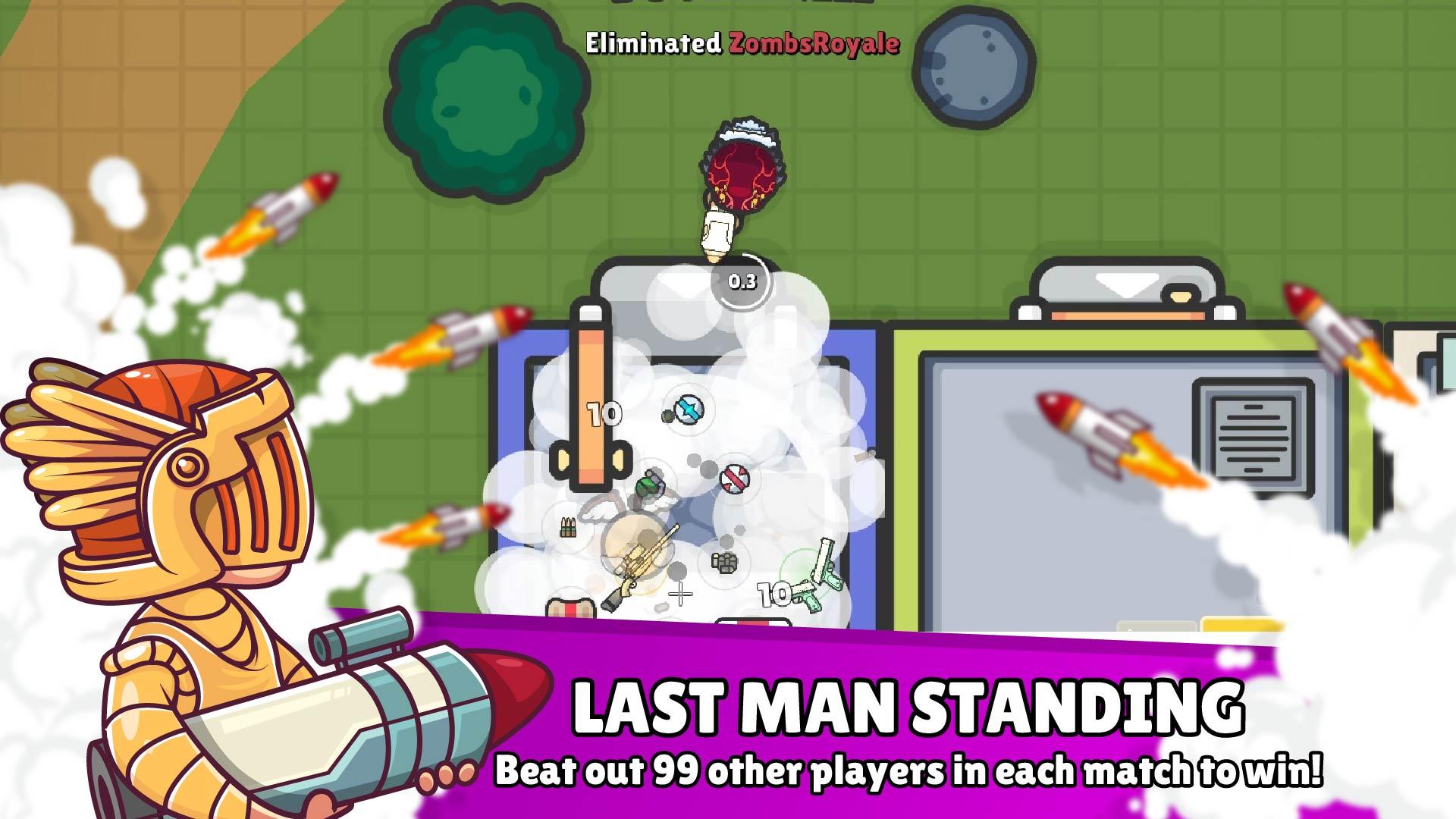 اسکرین شات 4 بازی ZombsRoyale.io - Battle Royale