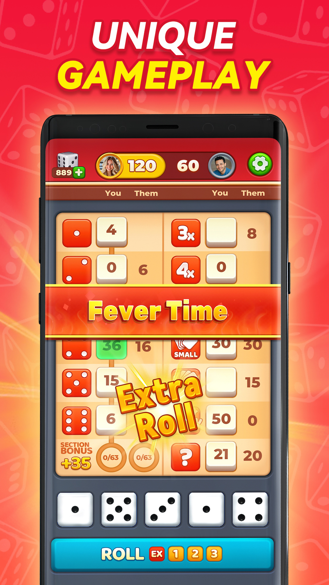 اسکرین شات 6 بازی Yatzy GO! Classic Dice Game