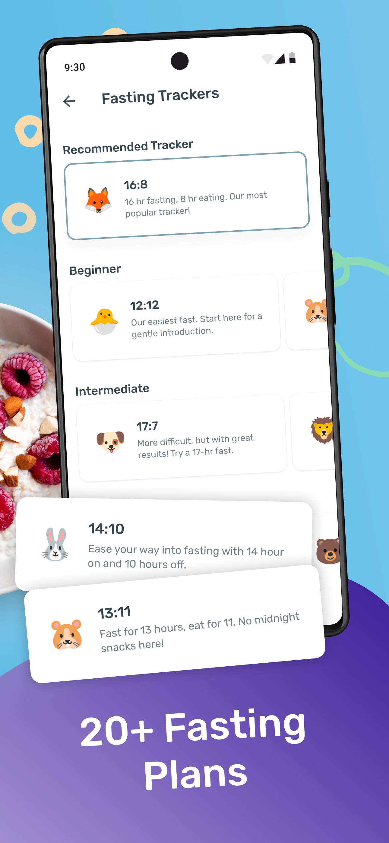 اسکرین شات 5 برنامه YAZIO Food & Calorie Counter