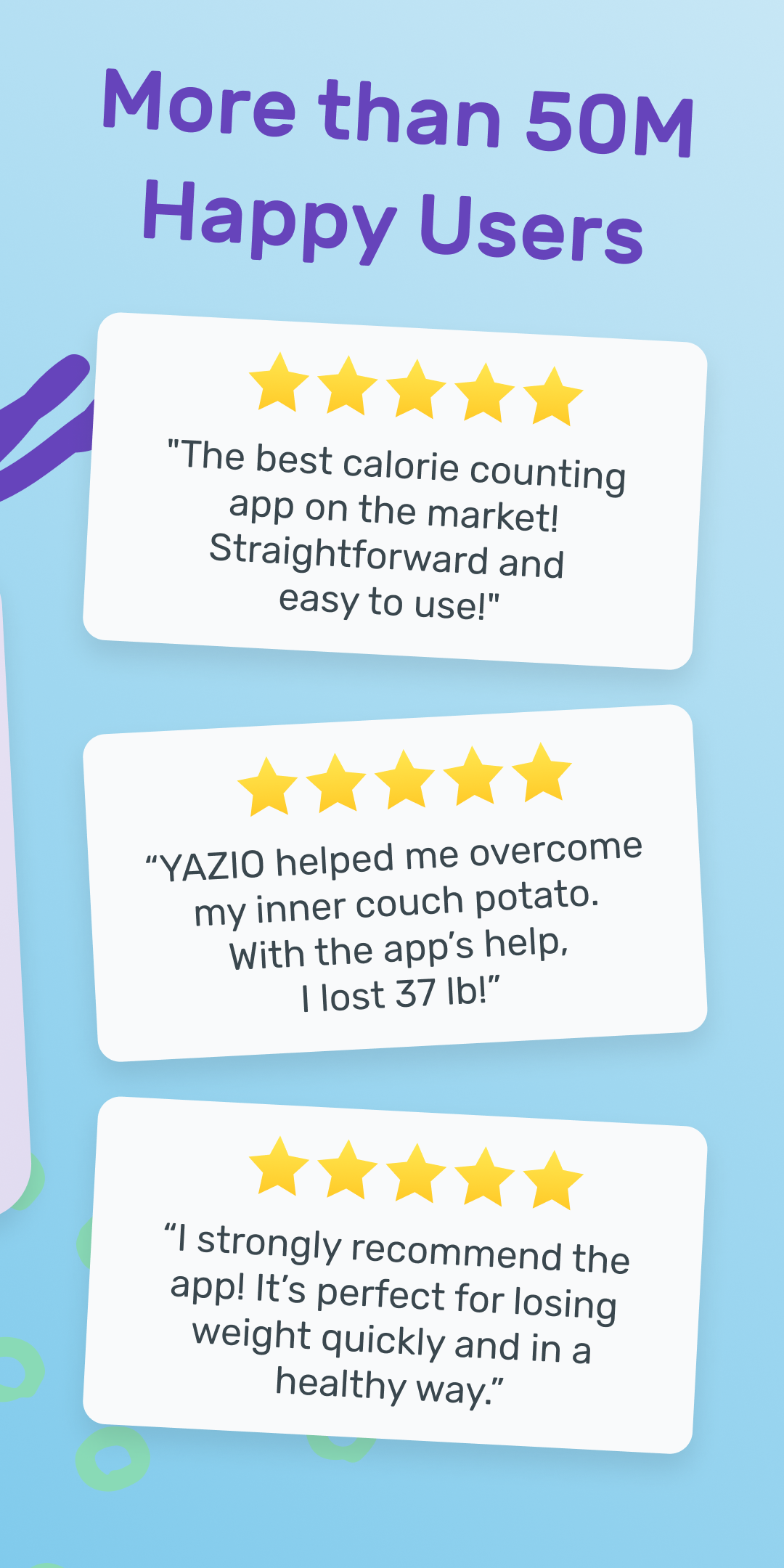 اسکرین شات 8 برنامه YAZIO Food & Calorie Counter