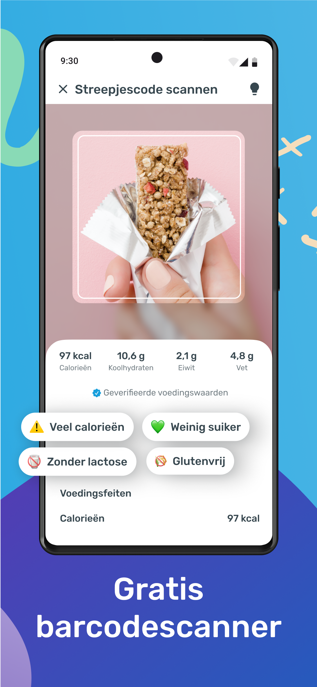 اسکرین شات 3 برنامه YAZIO: calorieën tellen met AI