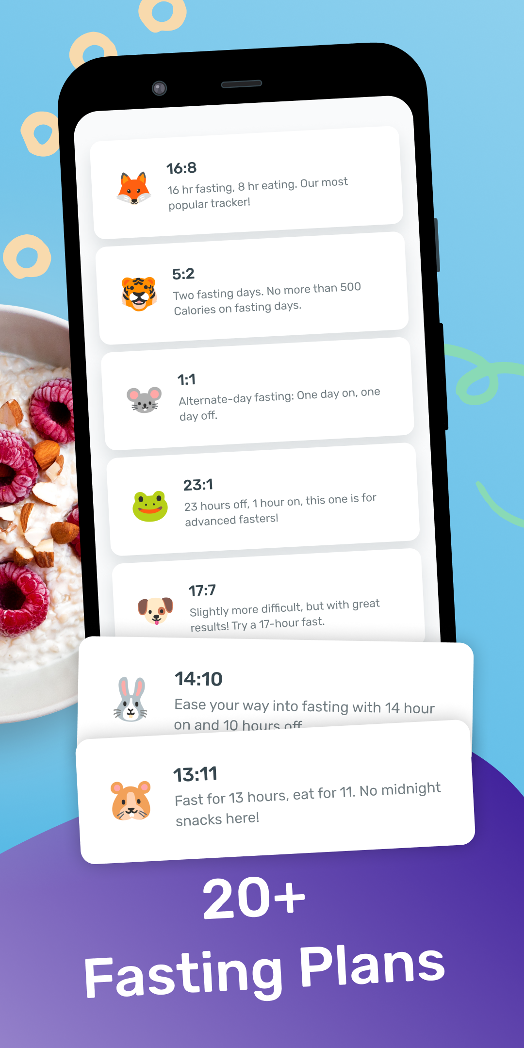 اسکرین شات 5 برنامه YAZIO Food & Calorie Counter